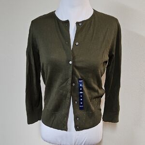 Chaps Classic Green Sweater